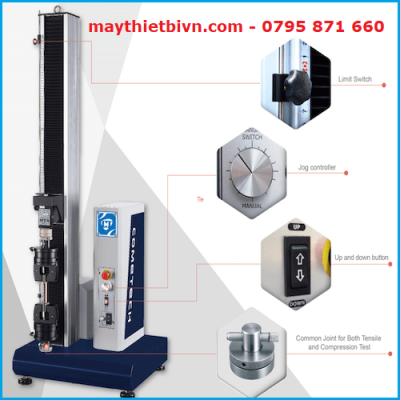 Máy kiểm tra lực kéo đứt bao bì màng nilon Cometech QC-548M