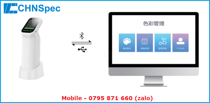Kết nối máy đo màu DS-400 với máy tính