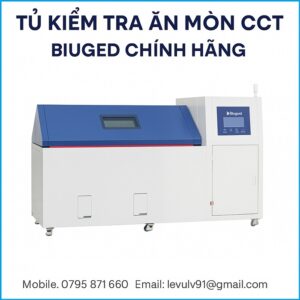 Tủ kiểm tra ăn mòn CCT Biuged chính hãng, buồng phun sương muối chu kỳ