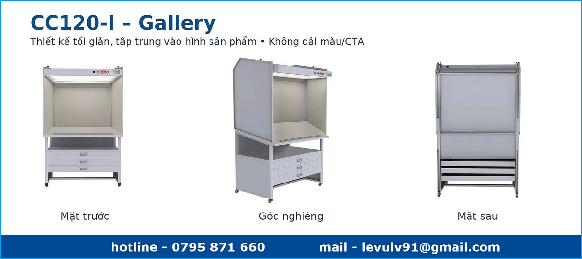 CC120-I – mặt trước, góc nghiêng, mặt sau