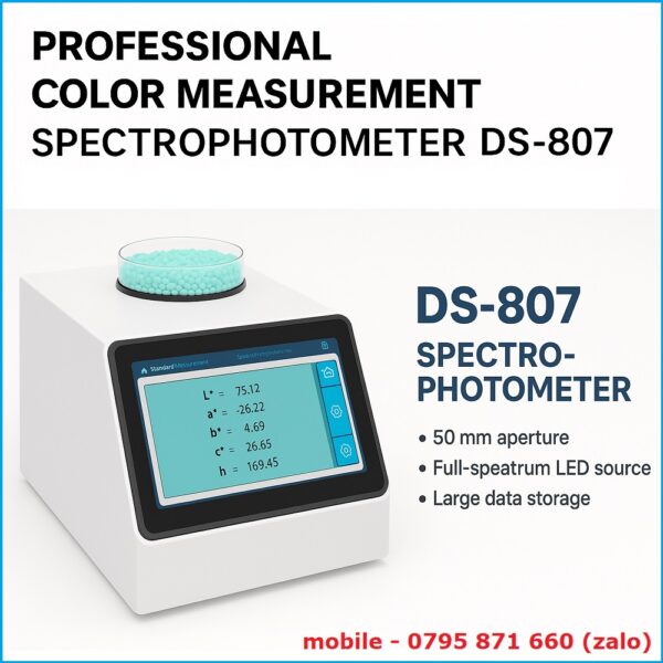 máy so màu CS-807 CHNSpec ứng dụng trong kiểm soát màu hạt nhựa và masterbatch