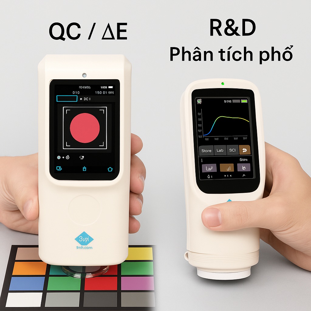 So sánh colorimeter dùng cho QC