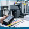 Đo mật độ mực in CMYK trực tiếp trên dây chuyền in để kiểm soát màu sắc ổn định