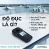 Ảnh bìa bài viết "Độ đục là gì" với hình ảnh máy đo Horiba TB220 làm giải pháp