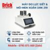 Hình ảnh máy đo lực siết và mô-men xoắn nắp chai kỹ thuật số Drick DRK 219. Thiết bị có màn hình cảm ứng thông minh, dải gá kẹp chai đa dạng từ 5 đến 170mm, độ phân giải cực cao 0.0001 Nm. Thích hợp đo lực siết đóng và mở nắp.